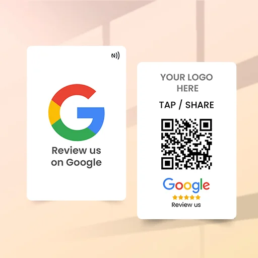 One-Tap Google Review NFC Smart Card GC001
