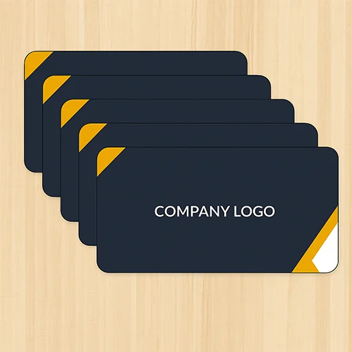 Brand Promotion Pack – 5 Customizable PVC NFC Cards