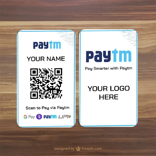 Paytm Instant Scan and Pay Business Acceptance Card (Non NFC)