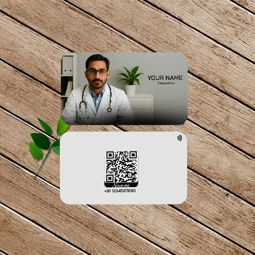 Premium Photo-Printed Smart NFC Card for Professional Networking