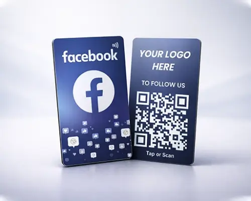 Facebook Review NFC Card – Tap to Connect
