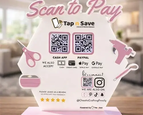 Salon Smart Pay & Connect Display Stand
