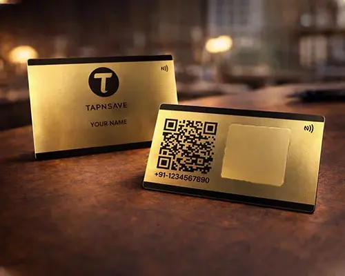 Royal Edition Gold Metal NFC Business Card for Prestigious Brand Presence (Engraving)