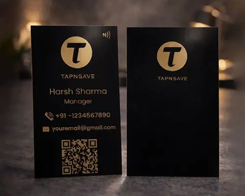 Exclusive Executive Edition Black Metal NFC Card for Modern Business Connections (Engraving)