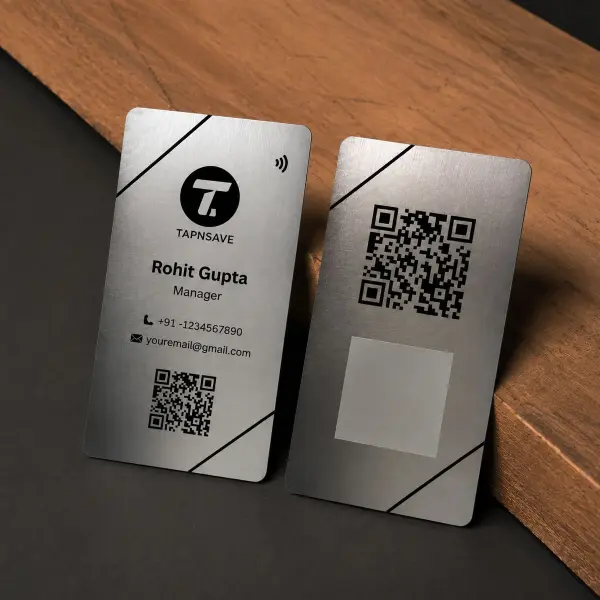 Exclusive Executive Edition Silver Metal NFC Card for Modern Business Connections