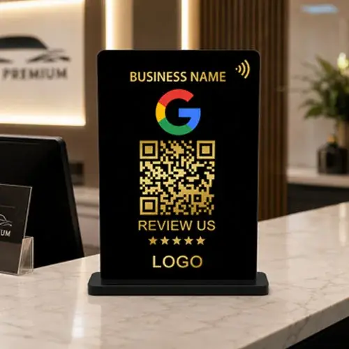 Customer Review Booster Google NFC Standee -007(4"x6")