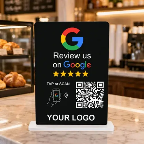 Premium Google Review Collection Standee -004(4"x6")