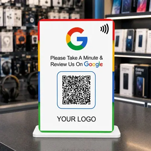 Instant Google Review Collection Standee -002(4"x6")