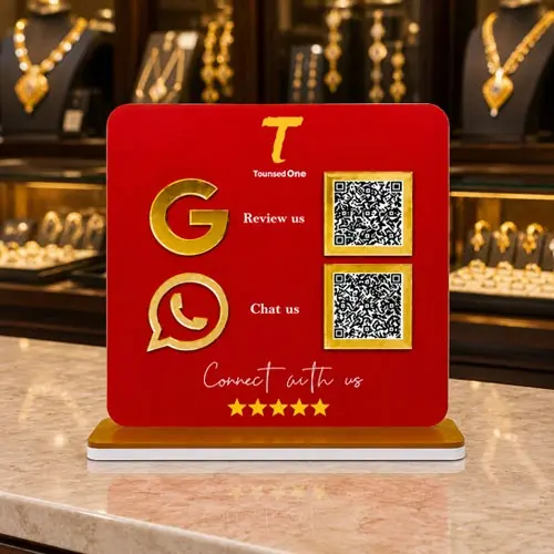 Luxury NFC Jewellery Review & WhatsApp Standee