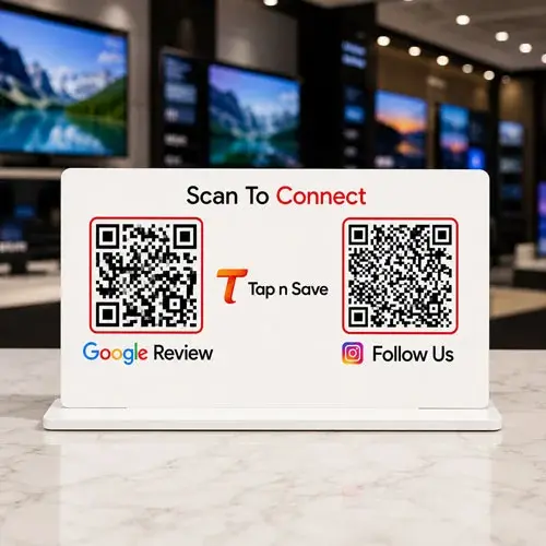 Dual QR Power Pack Standee Combo for Double the Customer Engagement