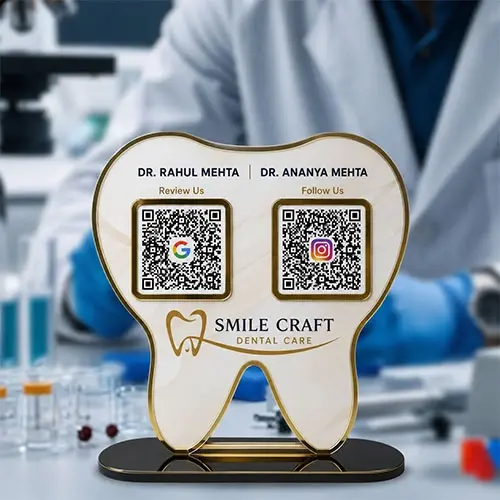 Premium Dental Review Display