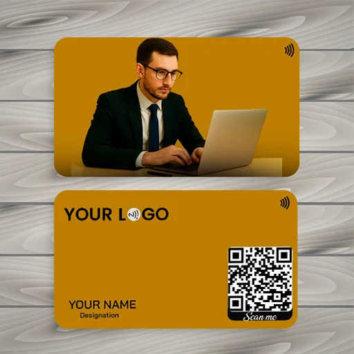 Personalised Digital Visiting Card with Photo and Tap-to-Share Technology