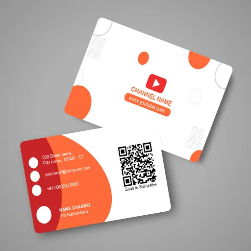 Creator NFC Card – Share Your YouTube Channel Instantly #YT002