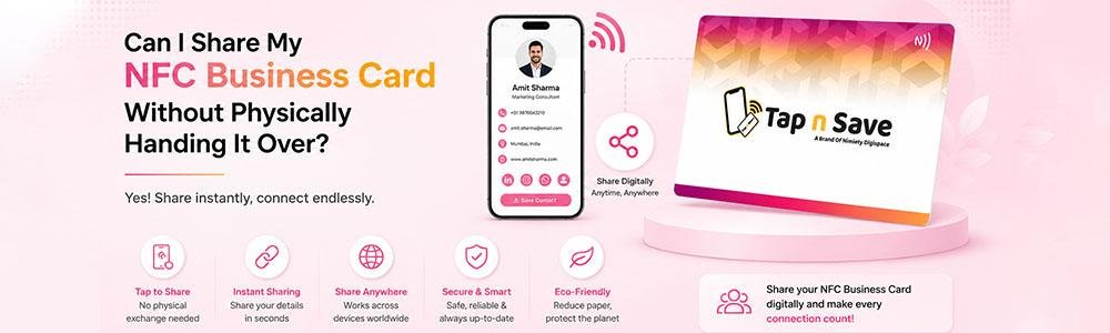 Can I Share My NFC Business Card Without Physically Handing It Over?