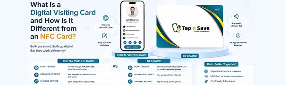 What Is a Digital Visiting Card and How Is It Different from an NFC Card?