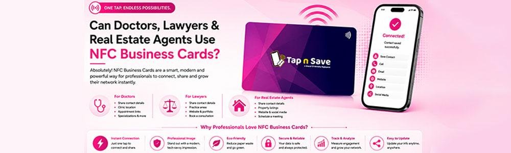 Can Doctors, Lawyers & Real Estate Agents Use NFC Business Cards?