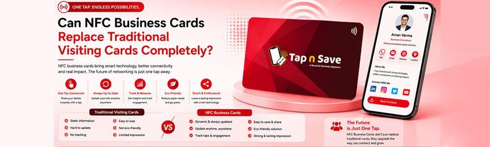 Can NFC Business Cards Replace Traditional Visiting Cards Completely?