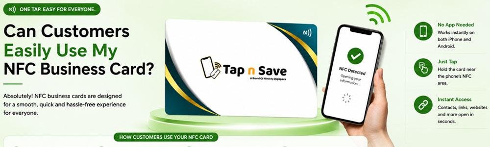 Can Customers Easily Use My NFC Business Card?