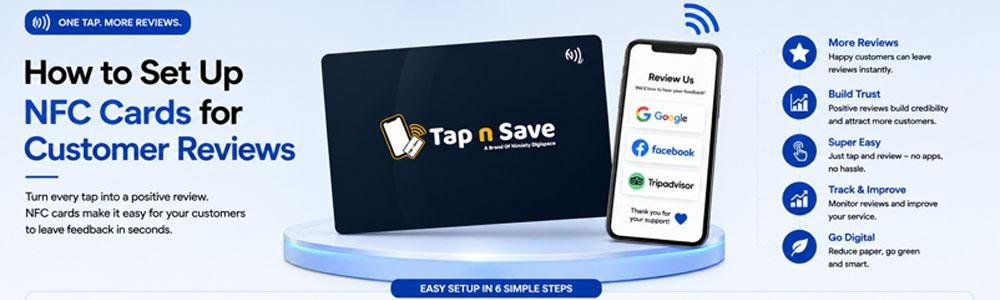 How to Set Up NFC Cards for Customer Reviews
