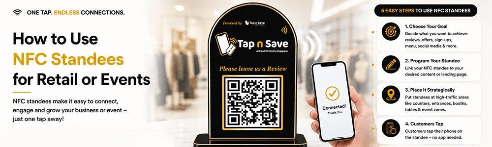 How to Use NFC Standees for Retail or Events