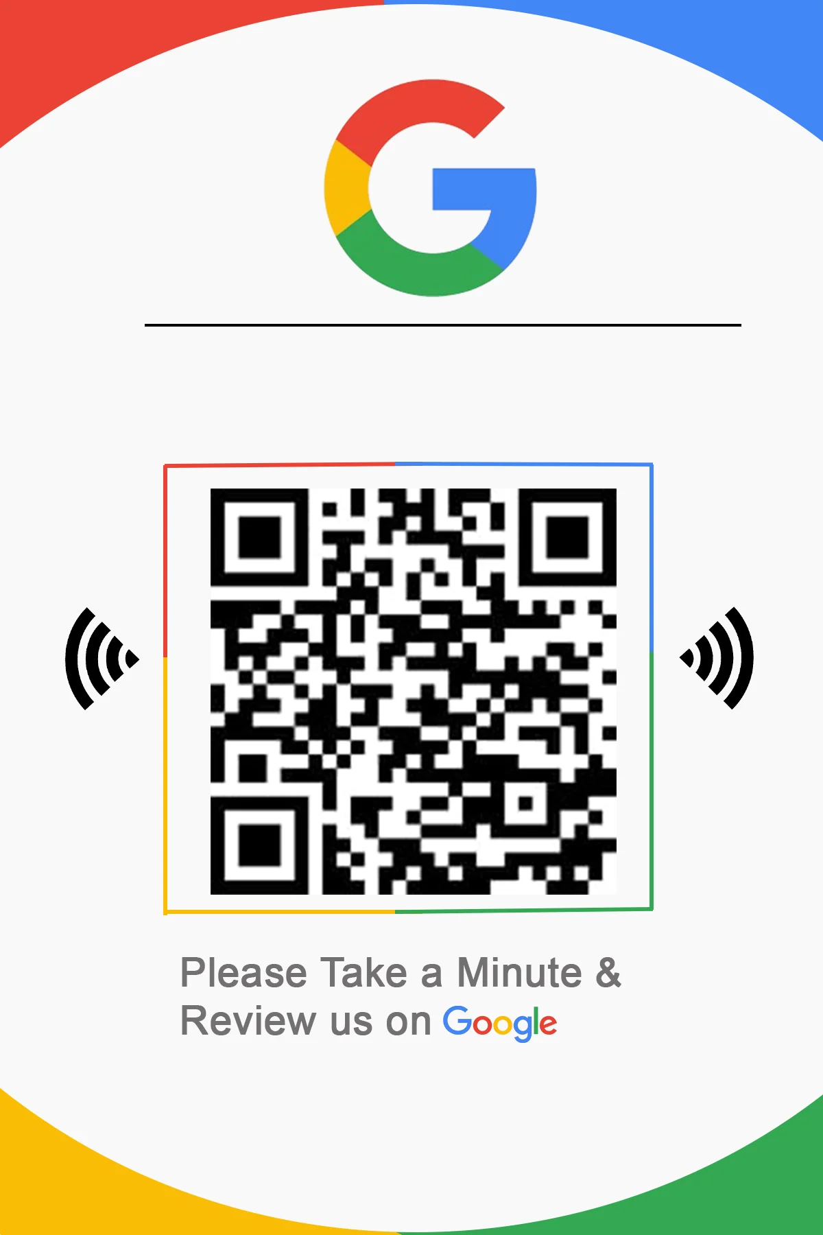 Premium Google Review Collection Standee -004(4"x6")