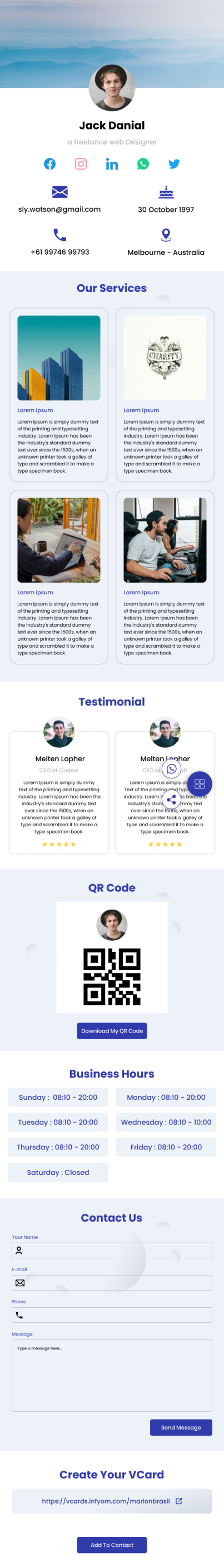 Google Pay Smart QR Code Card Template