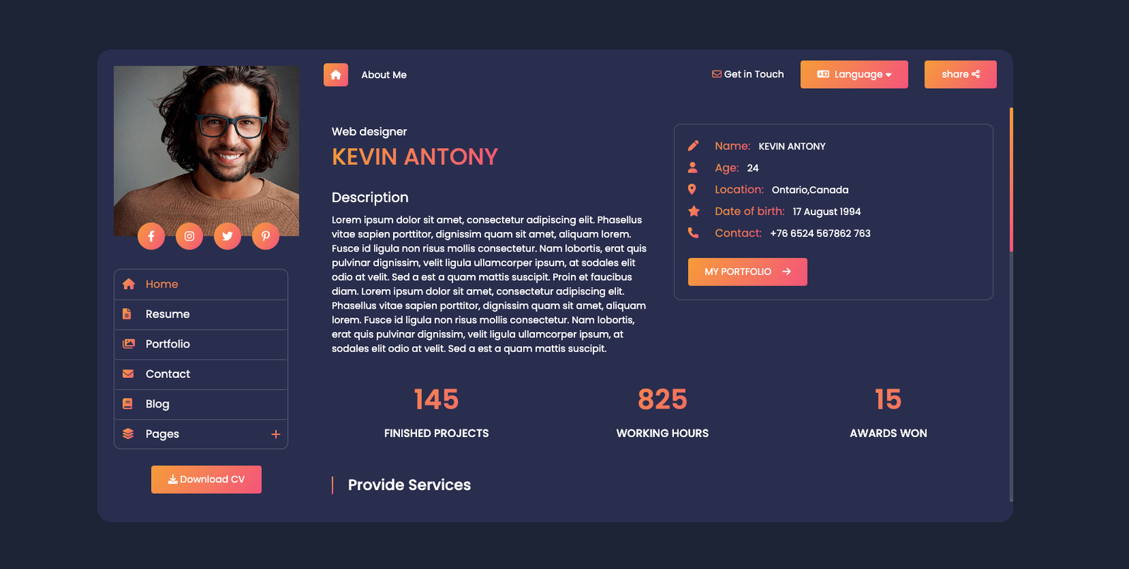 Two in One QR Standee Template