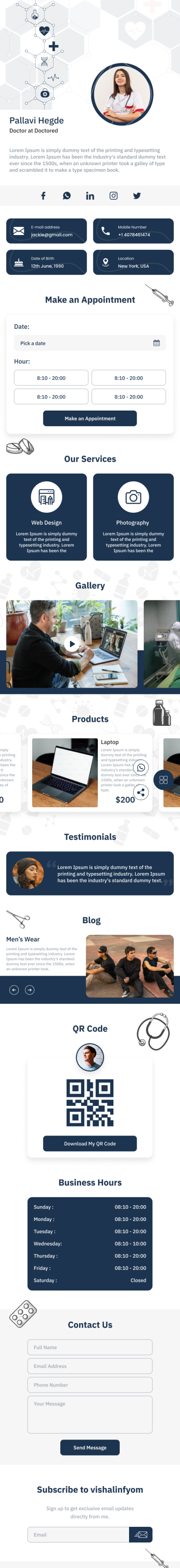 Two in One QR Standee Template