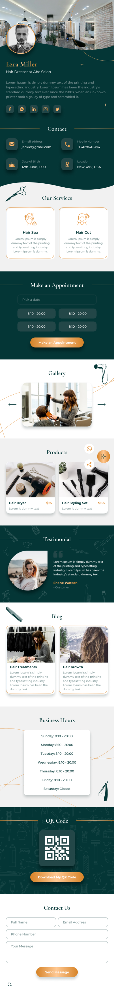 Two in One QR Standee Template