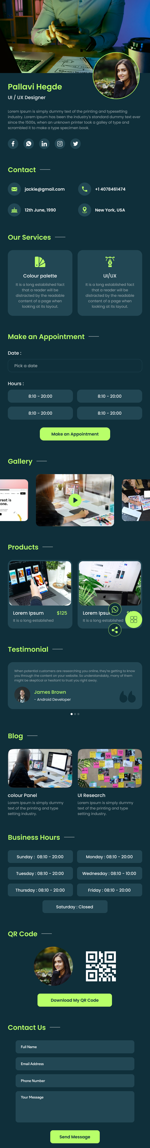 Two in One QR Standee Template