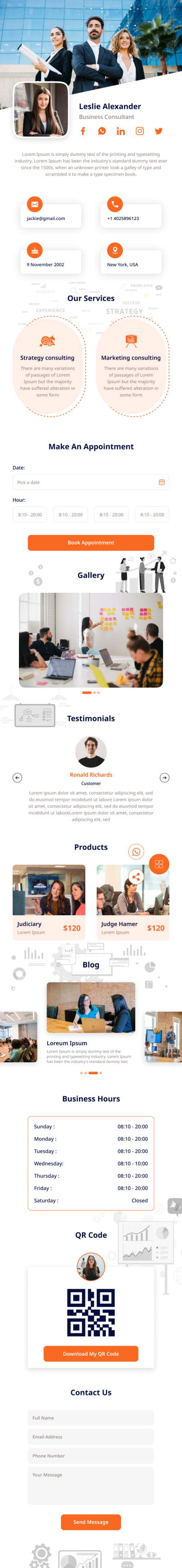 Two in One QR Standee Template