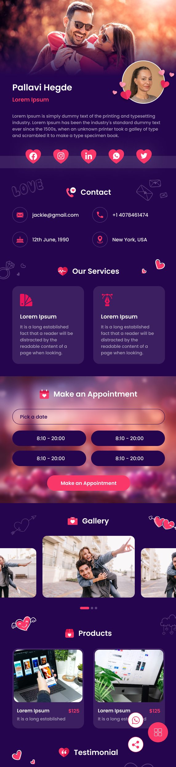 Two in One QR Standee Template