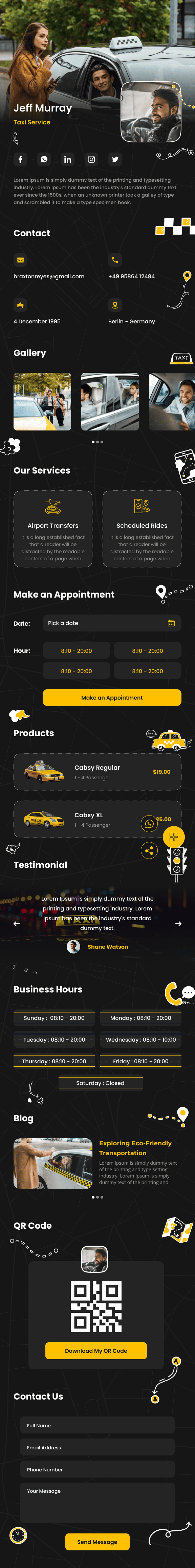 Two in One QR Standee Template