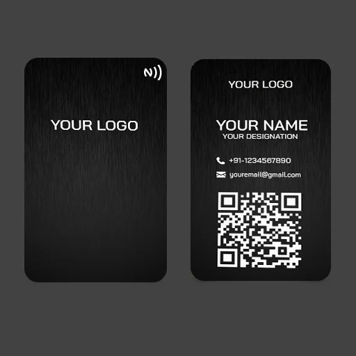 Exclusive Executive Edition Black Metal NFC Card for Modern Business Connections